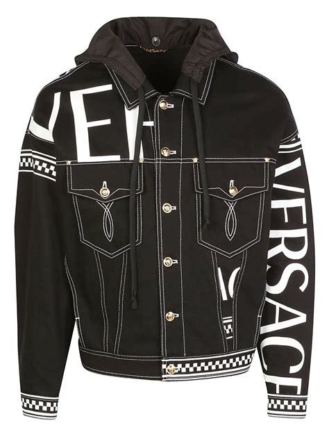 versace denim jackets|Versace denim jacket men.